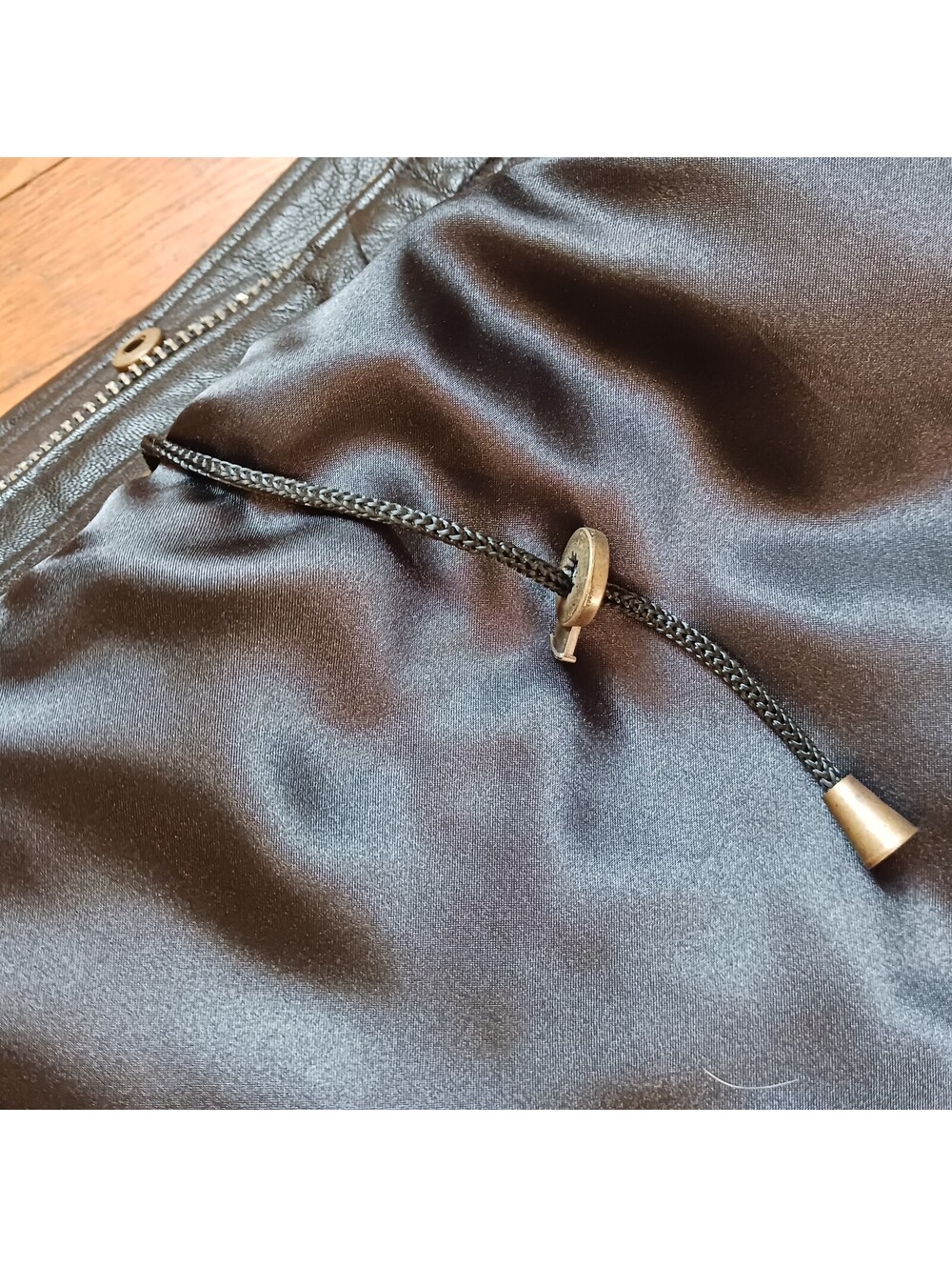 Cooper Genuine Leather US Army Field Jacket  Mens XXL Black Great Vintage - Picture 15 of 15